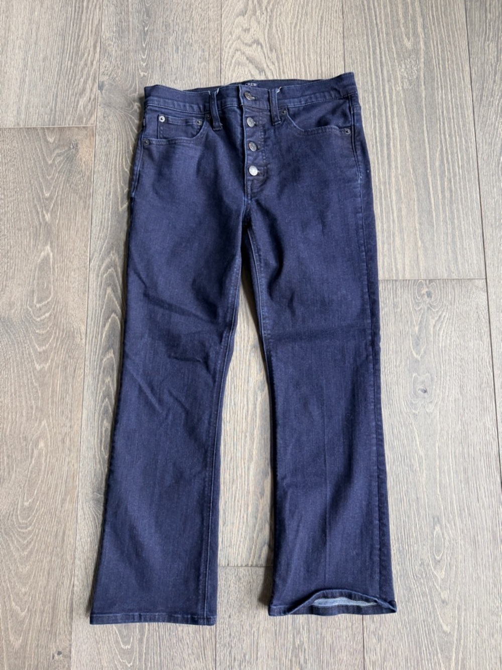 J. Crew Factory High Rise Crop Flare Jeans Size 27